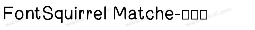 FontSquirrel Matche字体转换